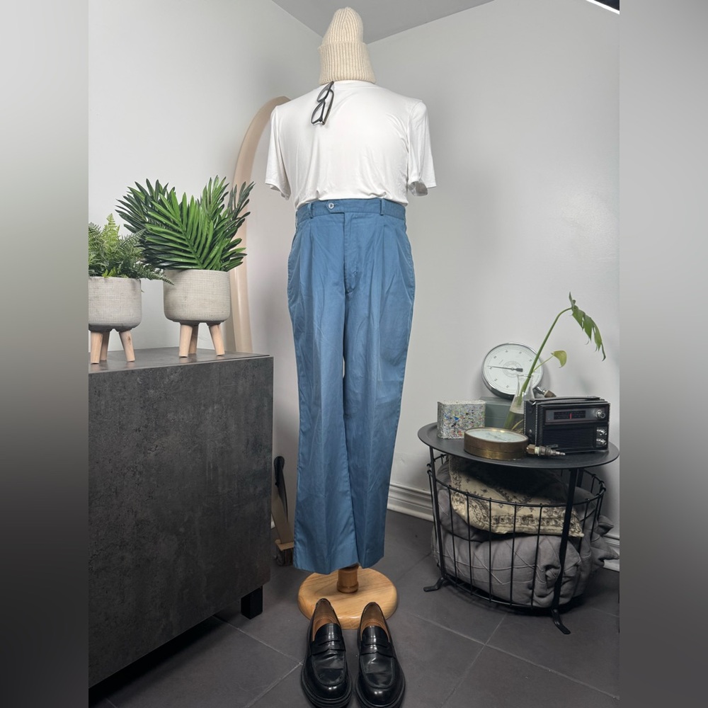 Vintage Pleated Chinos